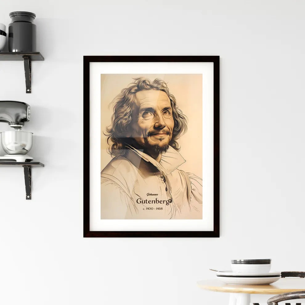 Johannes Framed Print