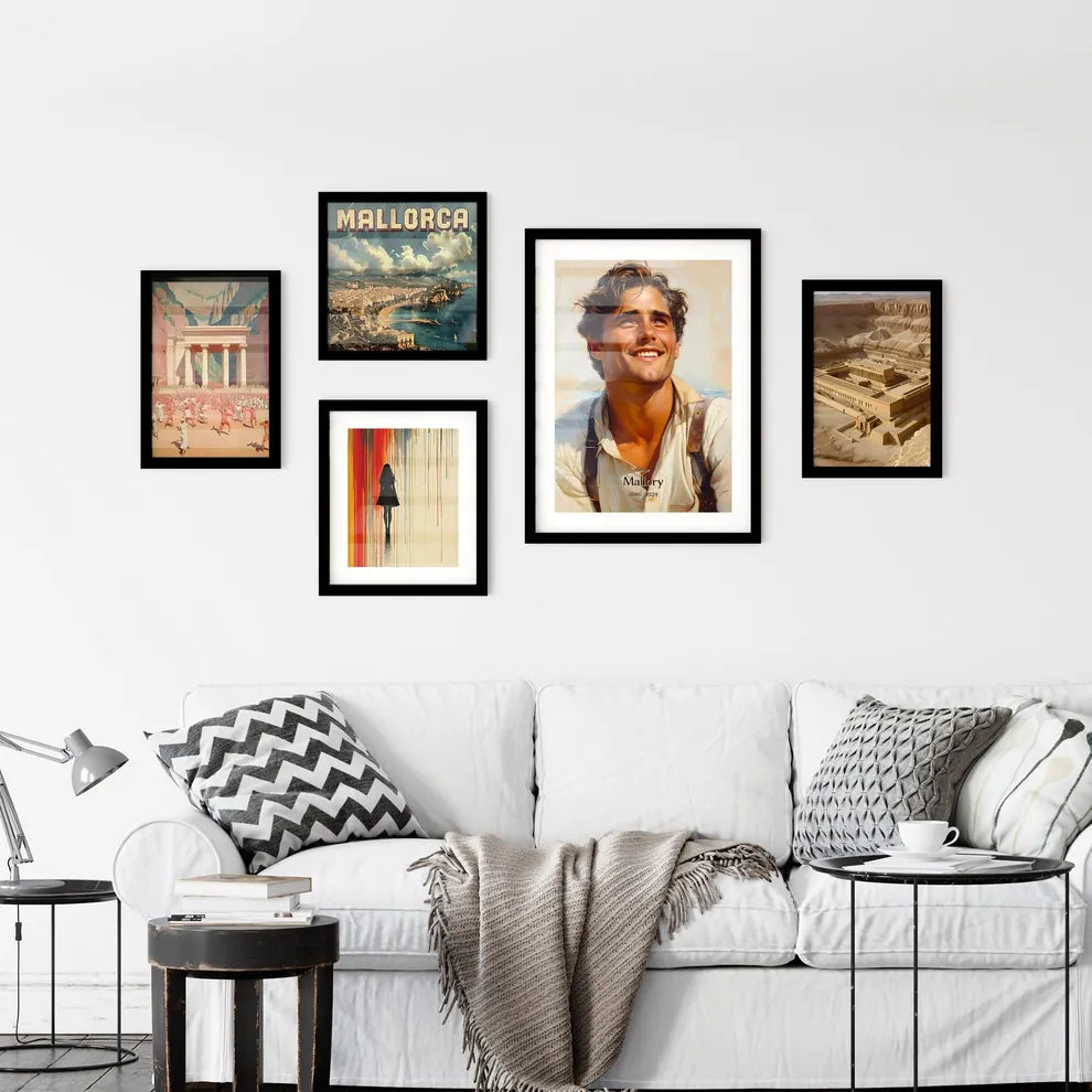 George, Mallory, 1886 - 1924, A Poster of a man smiling with brown hair Default Title