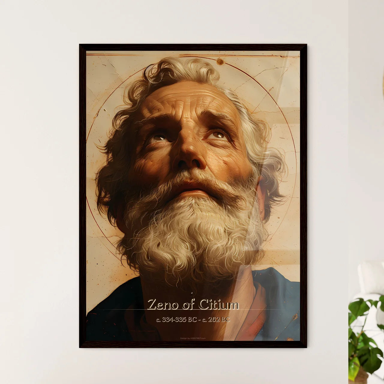 Zeno of Citium Framed Print