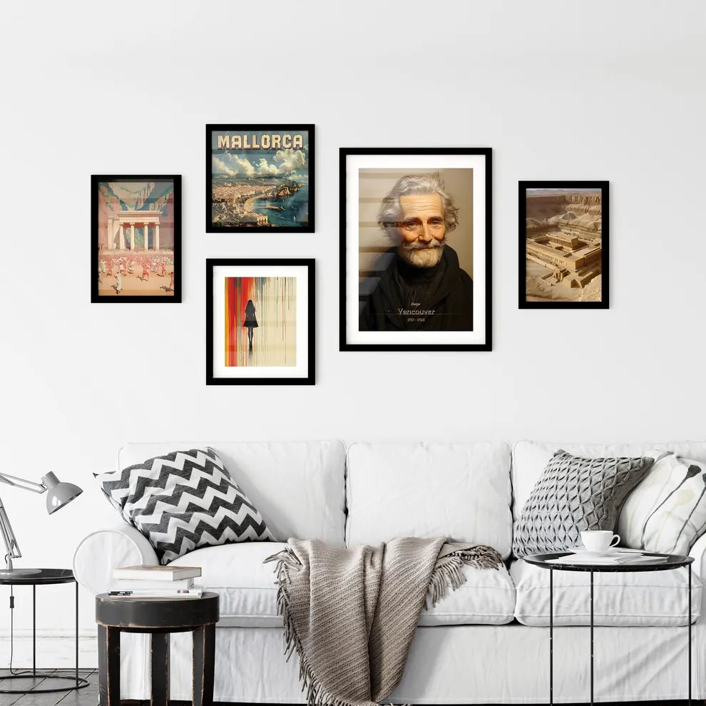 George, Vancouver, 1757 - 1798, A Poster of a man with a beard and mustache Default Title