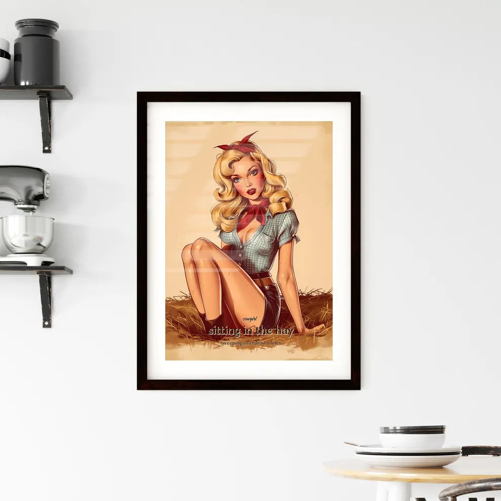 cowgirl Framed Print