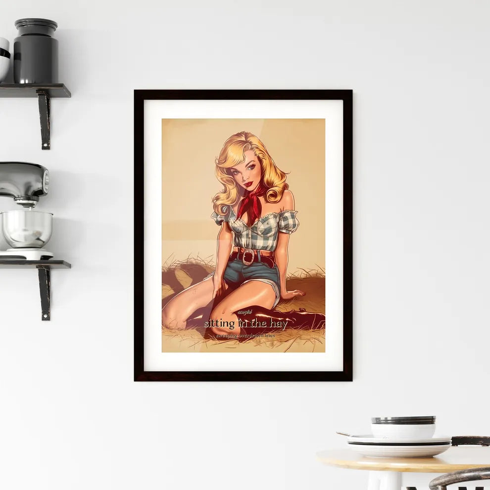 cowgirl Framed Print