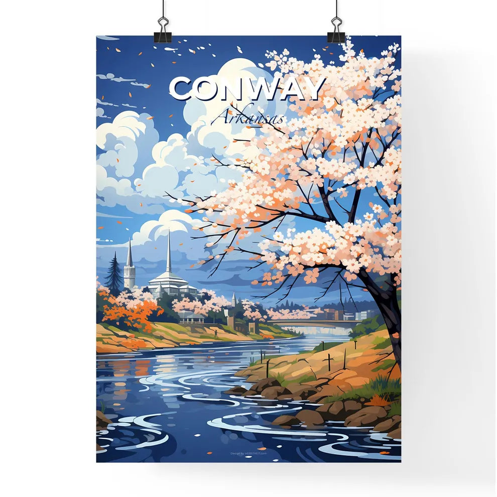 Conway, Arkansas, A Poster of a river running through a city Default Title