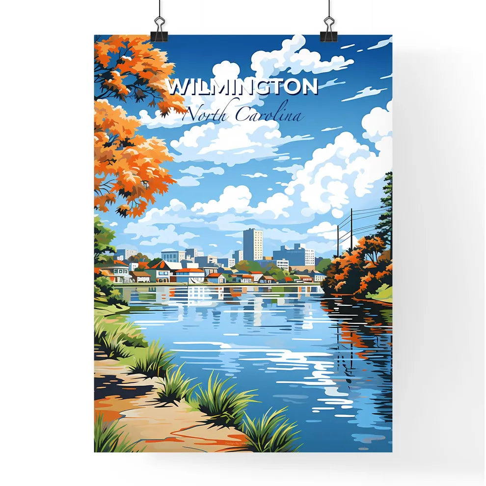 Wilmington, North Carolina, A Poster of a water next to a city Default Title