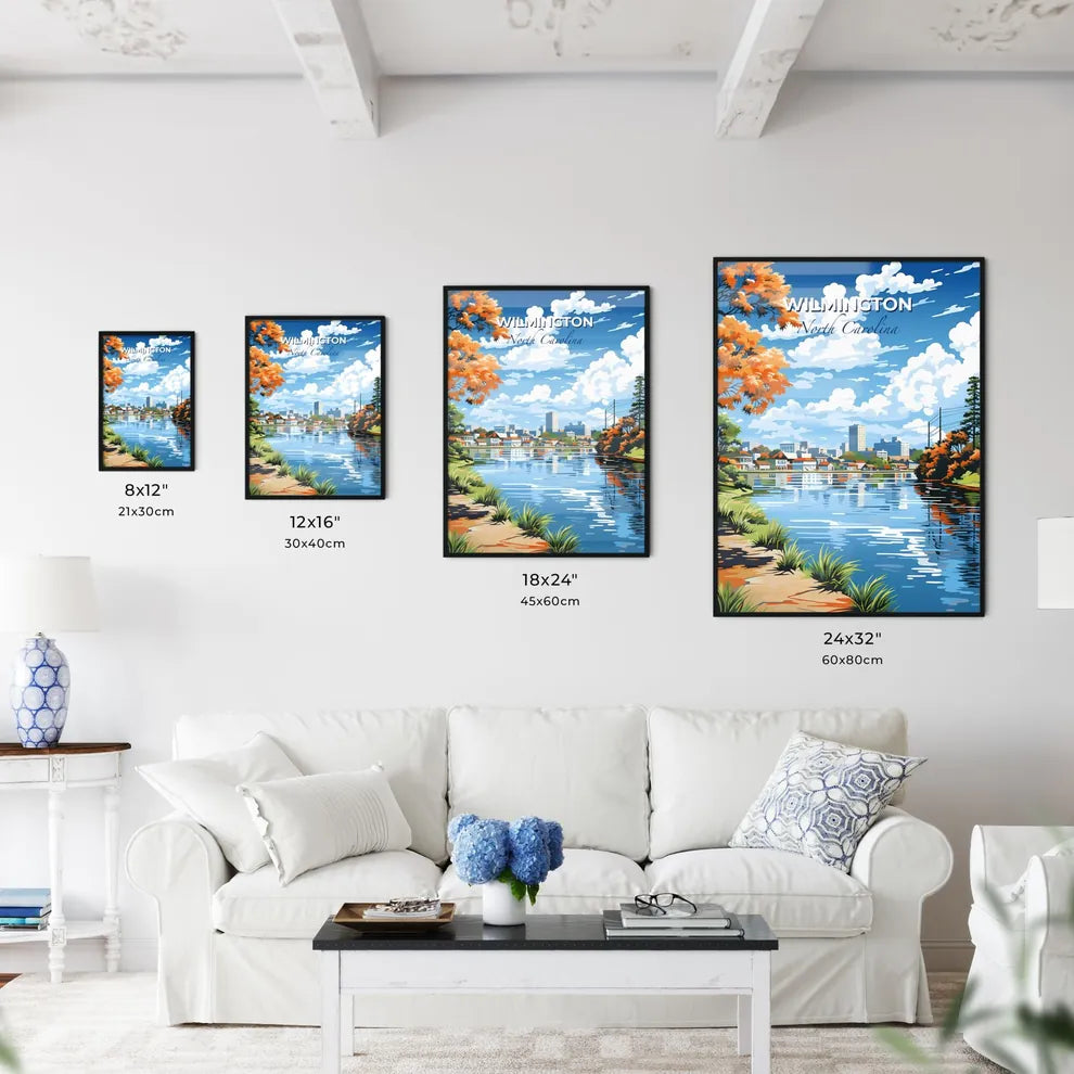 Wilmington, North Carolina, A Poster of a water next to a city Default Title
