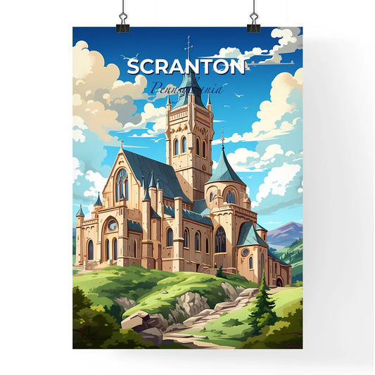 Scranton, Pennsylvania, A Poster of a castle on a hill Default Title