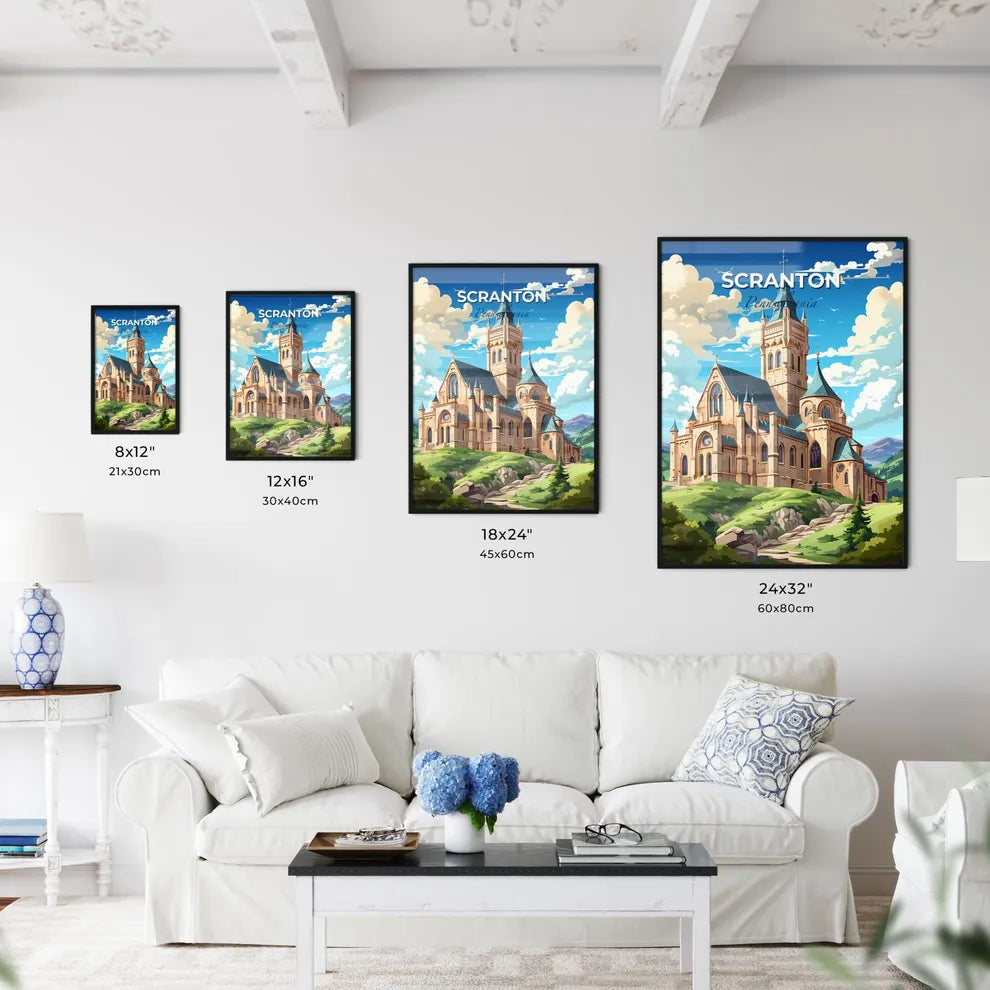 Scranton, Pennsylvania, A Poster of a castle on a hill Default Title