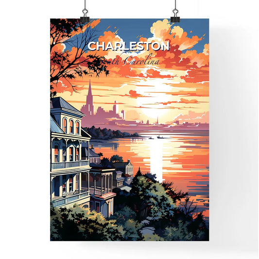 Charleston, South Carolina, A Poster of a building next to a body of water Default Title