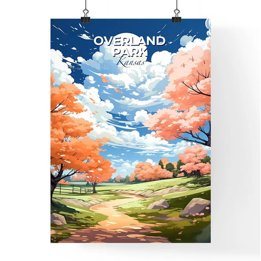 Overland Park, Kansas, A Poster of a landscape with trees and a path Default Title