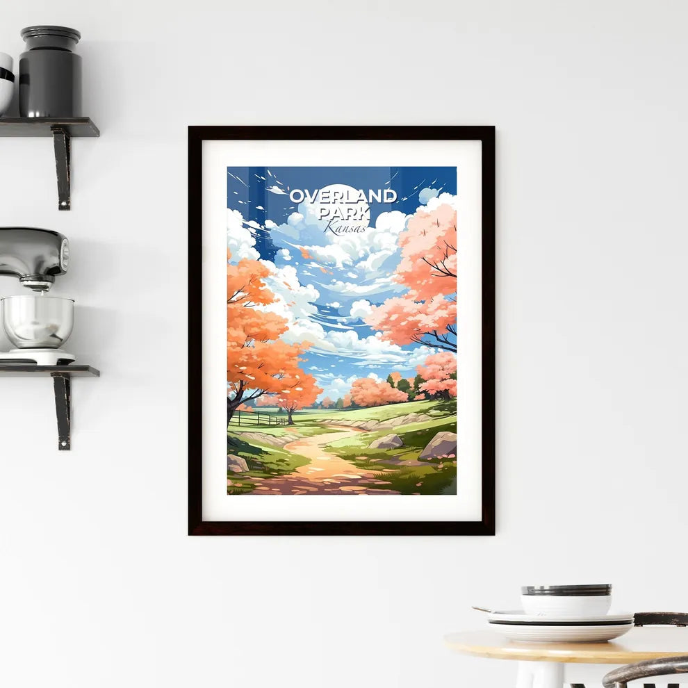 Overland Park, Kansas, A Poster of a landscape with trees and a path Default Title