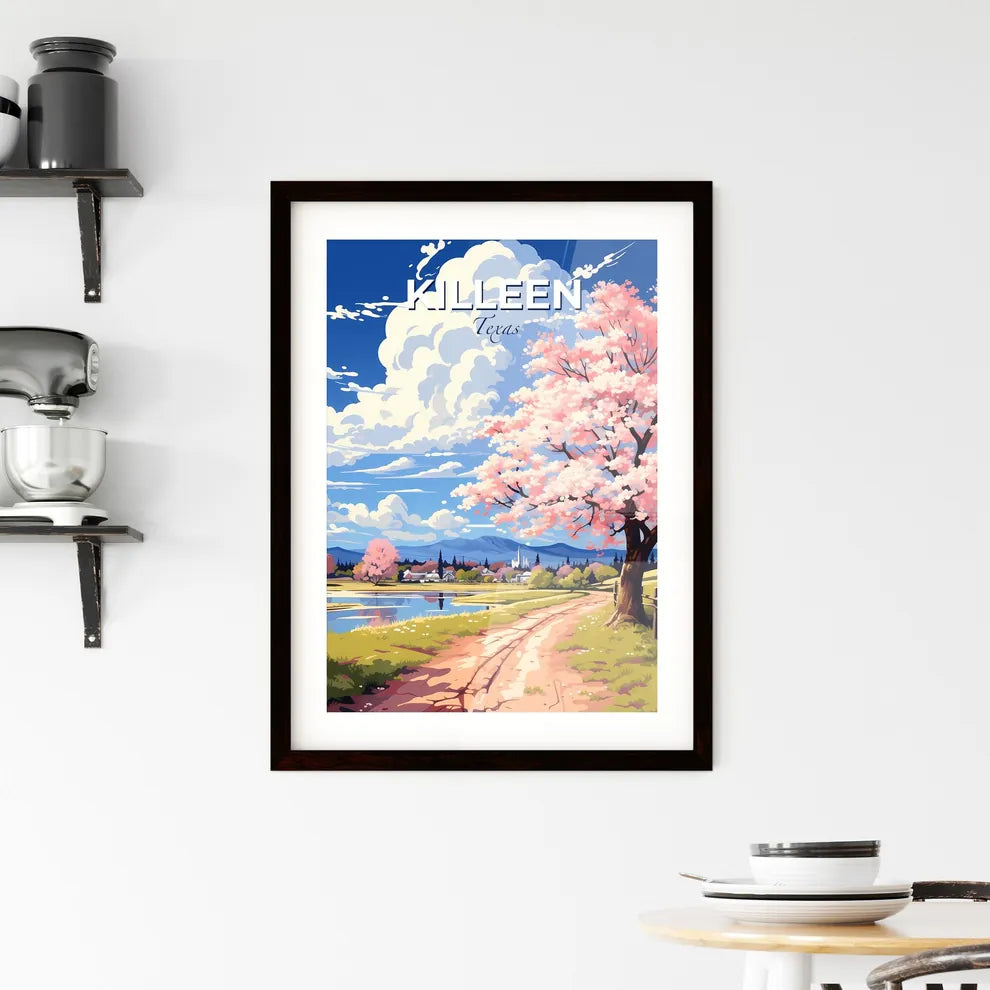 Killeen, Texas, A Poster of a pink tree next to a road Default Title