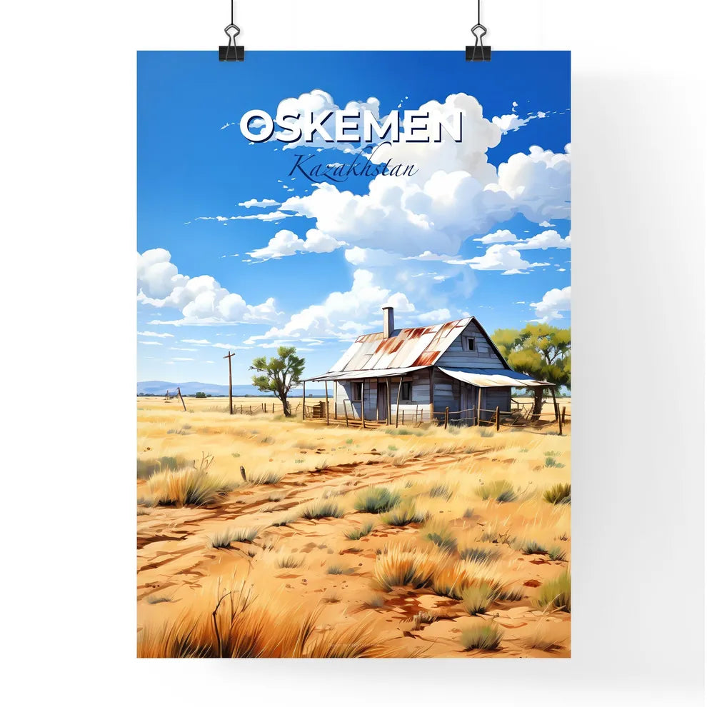 Oskemen, Kazakhstan, A Poster of a house in a field Default Title