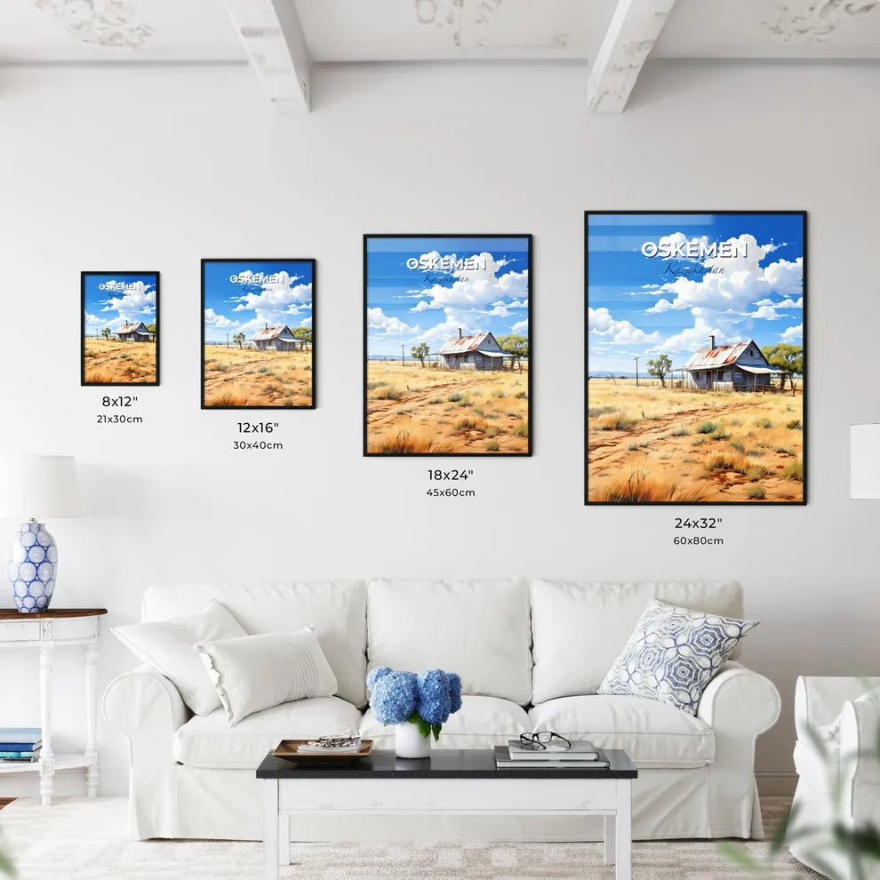 Oskemen, Kazakhstan, A Poster of a house in a field Default Title