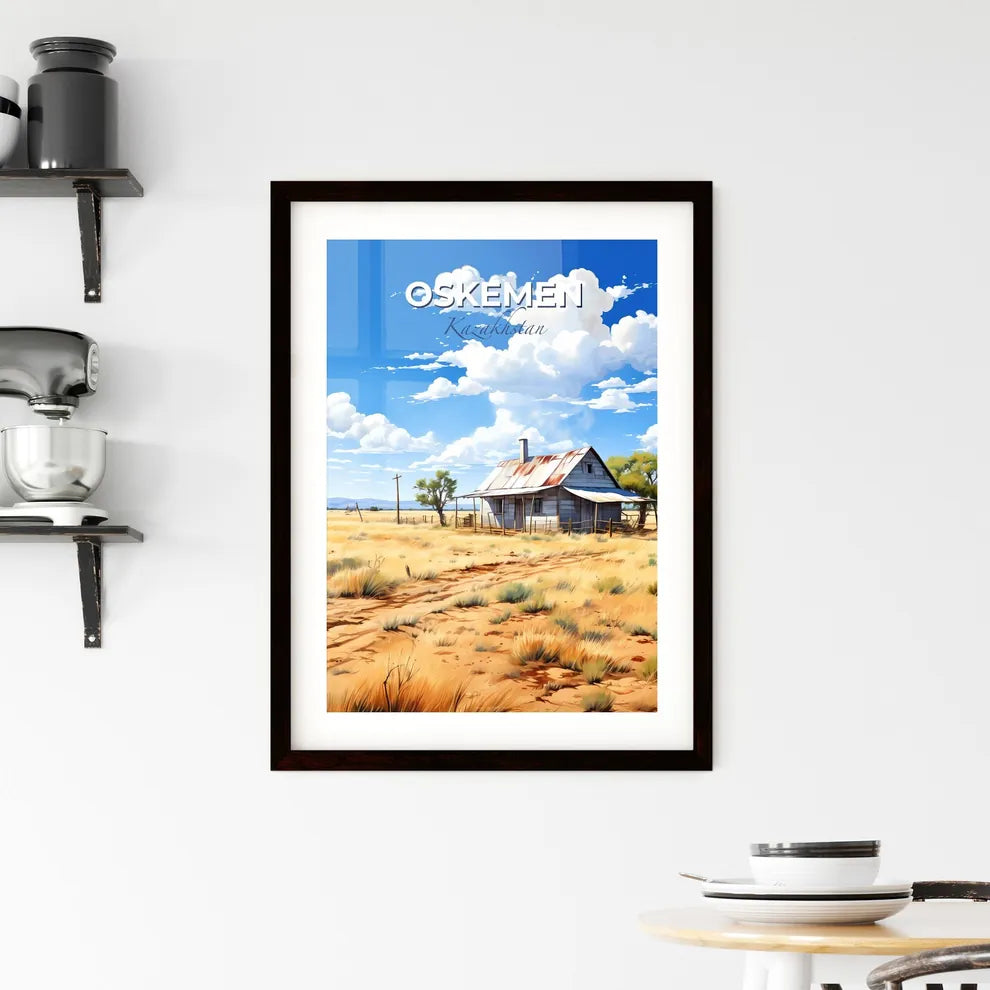 Oskemen, Kazakhstan, A Poster of a house in a field Default Title