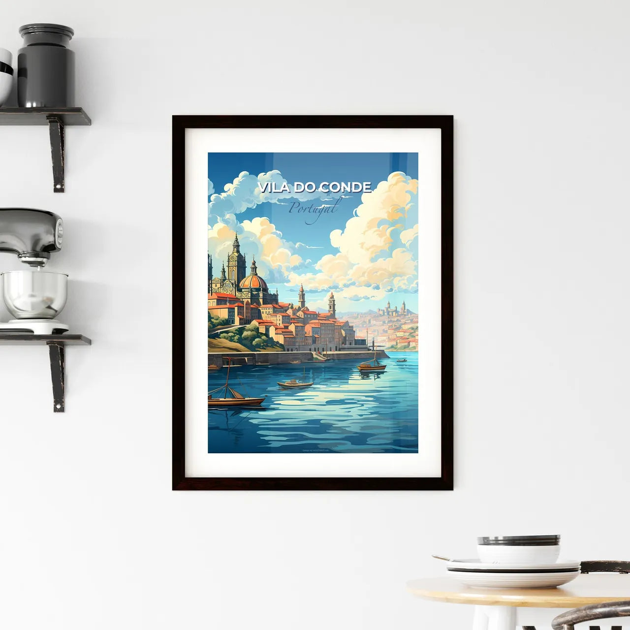 Vila Do Conde, Portugal, A Poster of a city by the water Default Title