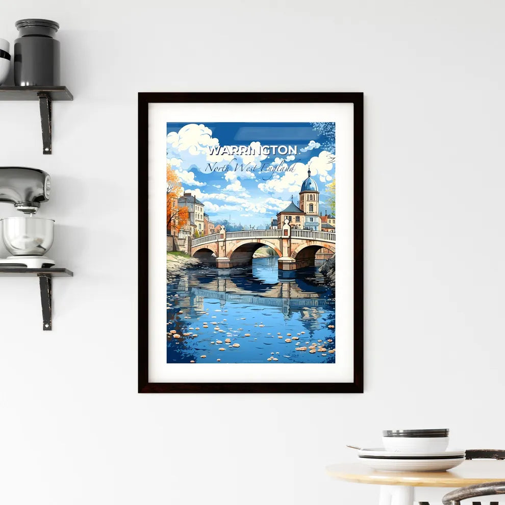 Warrington, North West England, A Poster of a bridge over a river Default Title
