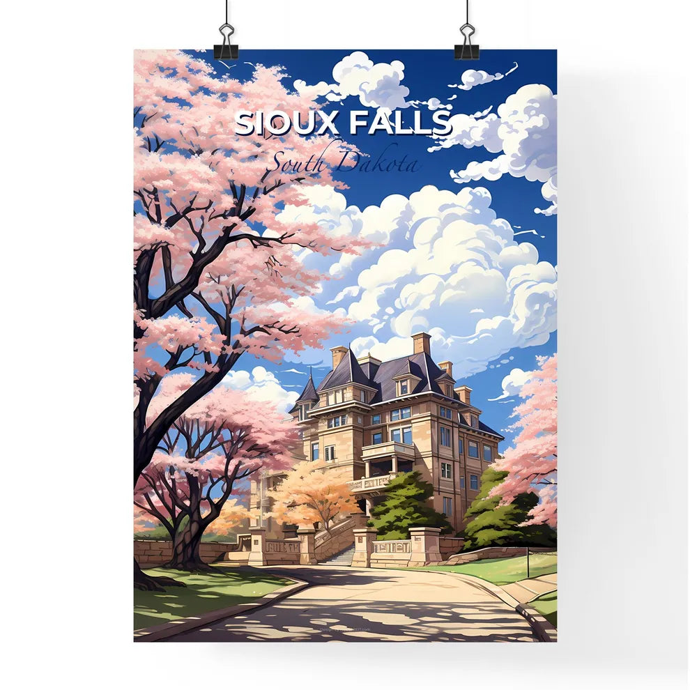 Sioux Falls, South Dakota, A Poster of a house with trees and a path Default Title