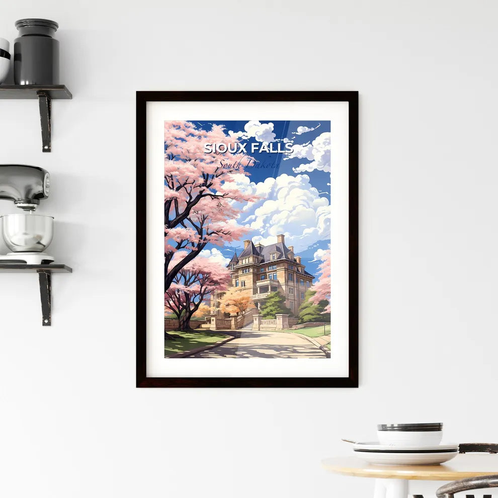 Sioux Falls, South Dakota, A Poster of a house with trees and a path Default Title