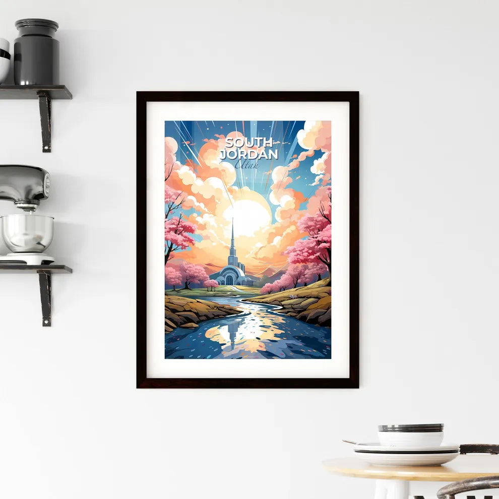 South Jordan, Utah, A Poster of a river running through a city Default Title