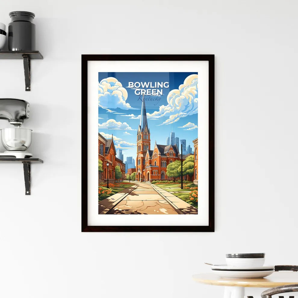 Bowling Green, Kentucky, A Poster of a street with a church and a city in the background Default Title