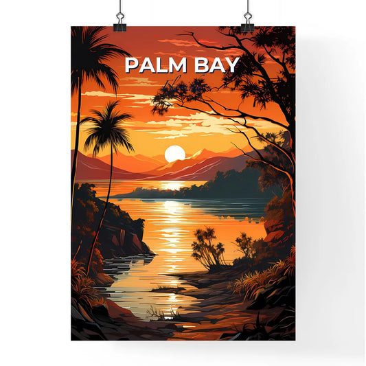 Palm Bay, Florida, A Poster of a sunset over a lake Default Title