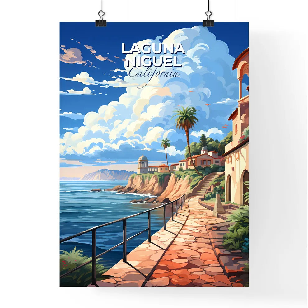 Laguna Niguel, California, A Poster of a stone path leading to a beach Default Title