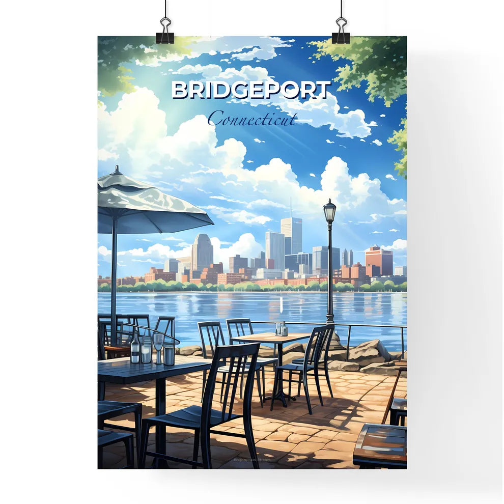 Bridgeport, Connecticut, A Poster of a city by the water Default Title