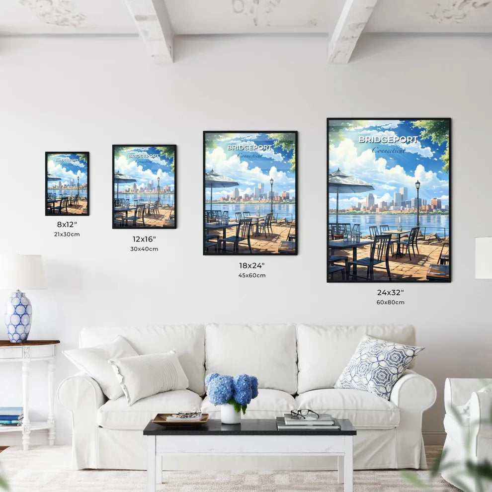 Bridgeport, Connecticut, A Poster of a city by the water Default Title