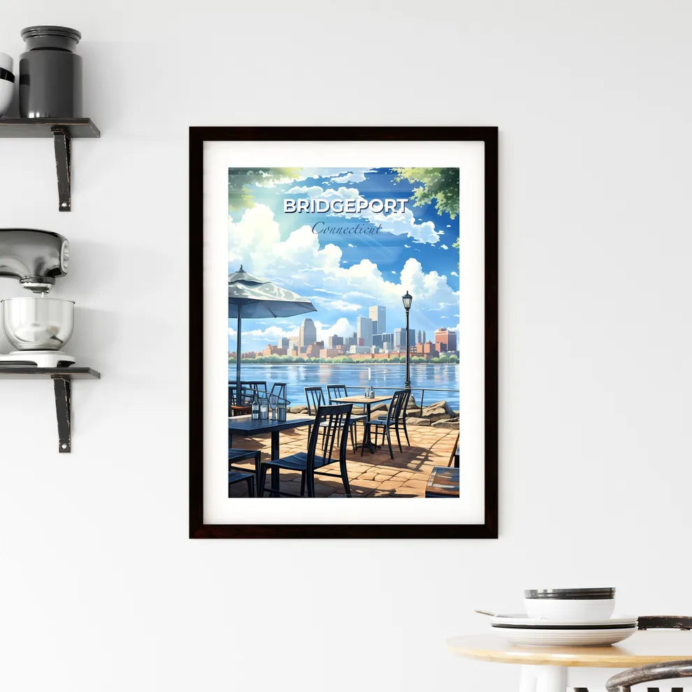 Bridgeport, Connecticut, A Poster of a city by the water Default Title