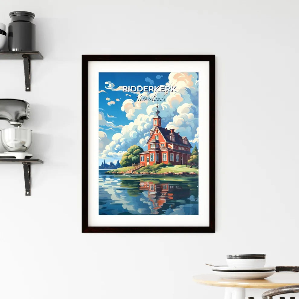 Ridderkerk, Netherlands, A Poster of a house on the water Default Title