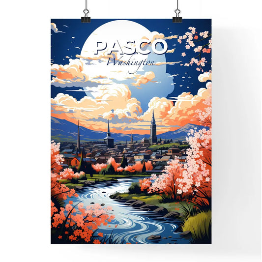 Pasco, Washington, A Poster of a river running through a city Default Title