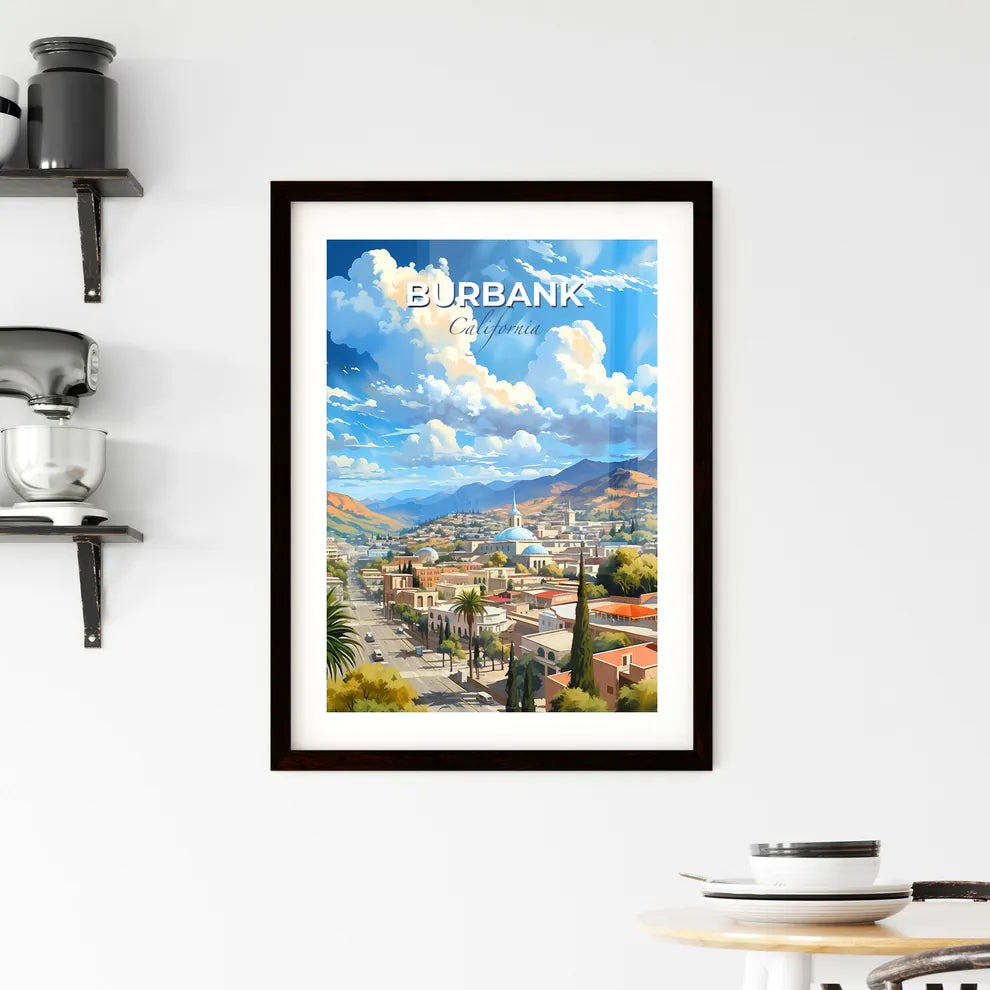 Burbank, California, A Poster of a city in the mountains Default Title