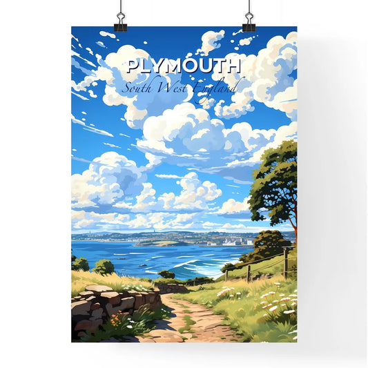 Plymouth, South West England, A Poster of a path leading to a body of water Default Title