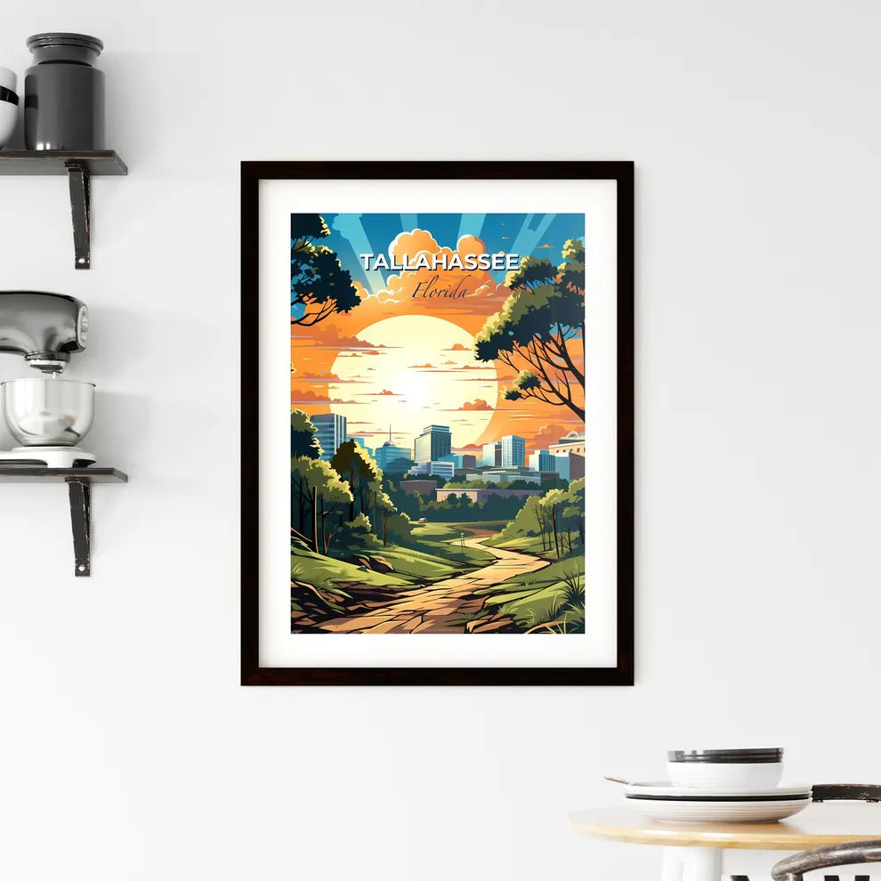Tallahassee, Florida, A Poster of a sunset over a city Default Title