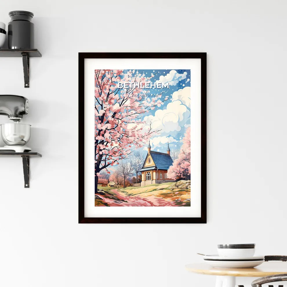 Bethlehem, Pennsylvania, A Poster of a house with a tree in the background Default Title
