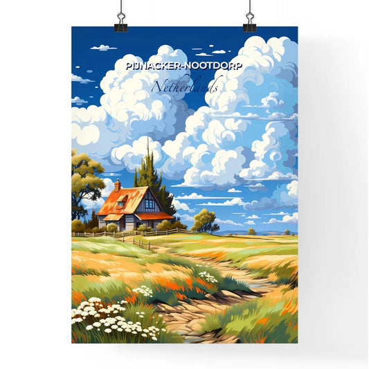 Pijnacker-Nootdorp, Netherlands, A Poster of a house in a field Default Title