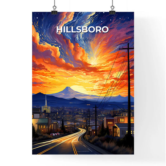 Hillsboro, Oregon, A Poster of a road leading to a city Default Title