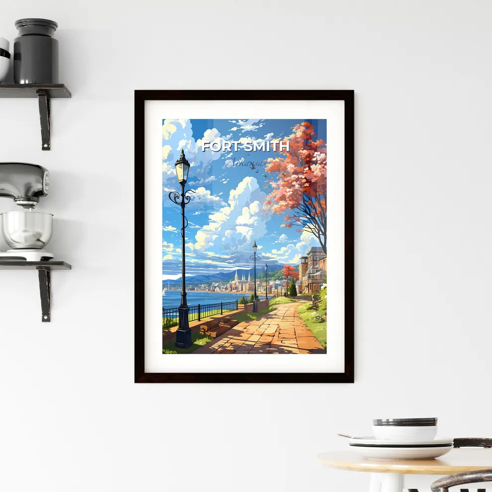Fort Smith, Arkansas, A Poster of a street lamp next to a lake Default Title