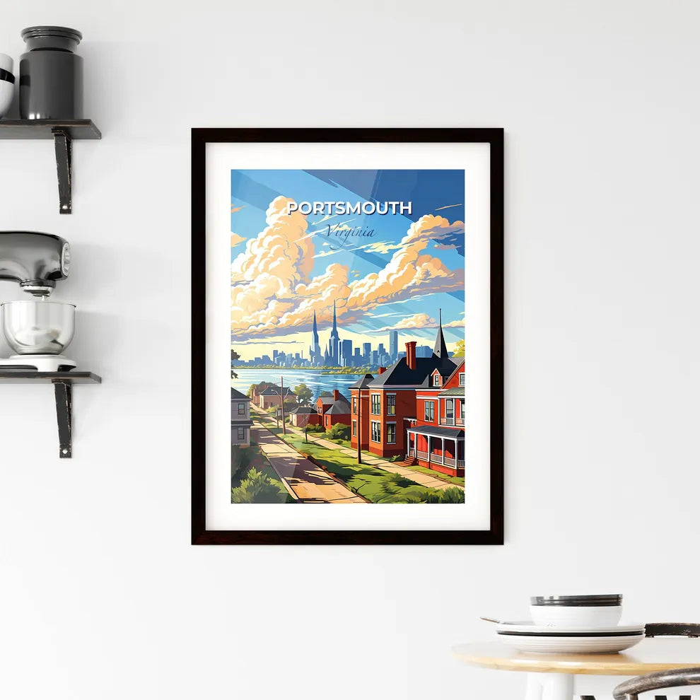 Portsmouth, Virginia, A Poster of a city by the water Default Title