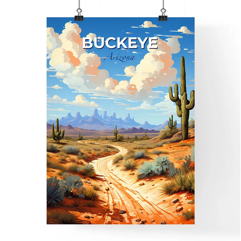 Buckeye, Arizona, A Poster of a dirt road through a desert Default Title