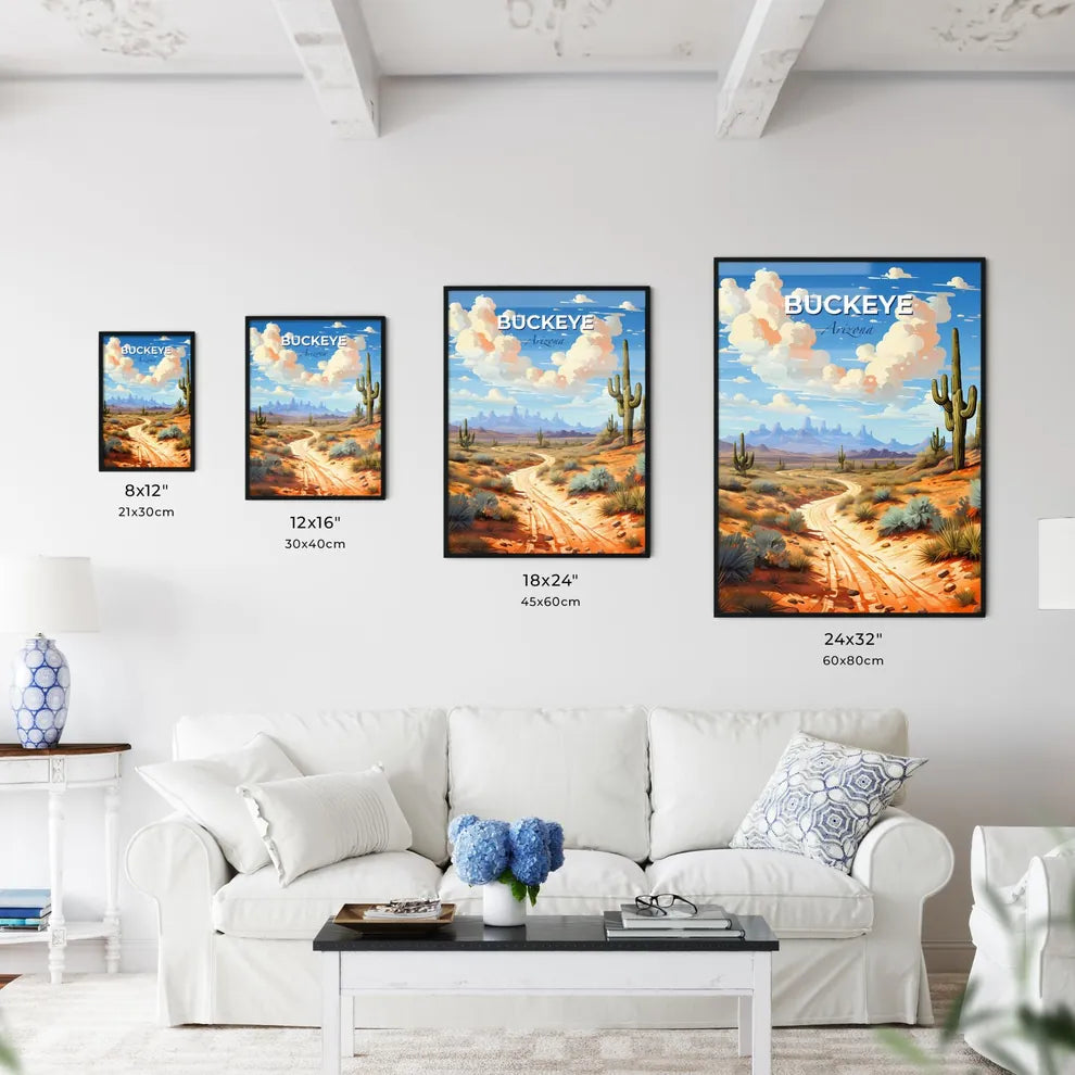 Buckeye, Arizona, A Poster of a dirt road through a desert Default Title