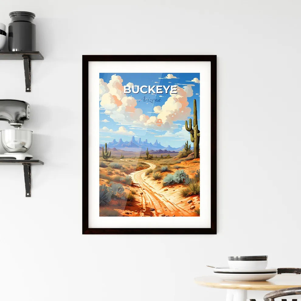 Buckeye, Arizona, A Poster of a dirt road through a desert Default Title