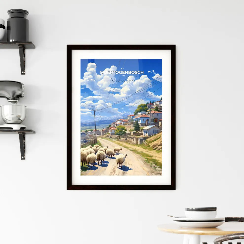 S-Hertogenbosch, Netherlands, A Poster of a lively and colourful cityscape Default Title
