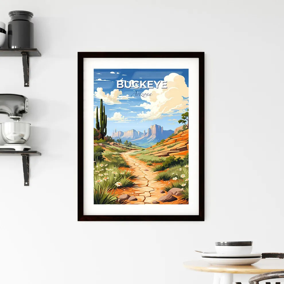 Buckeye, Arizona, A Poster of a dirt road through a desert Default Title