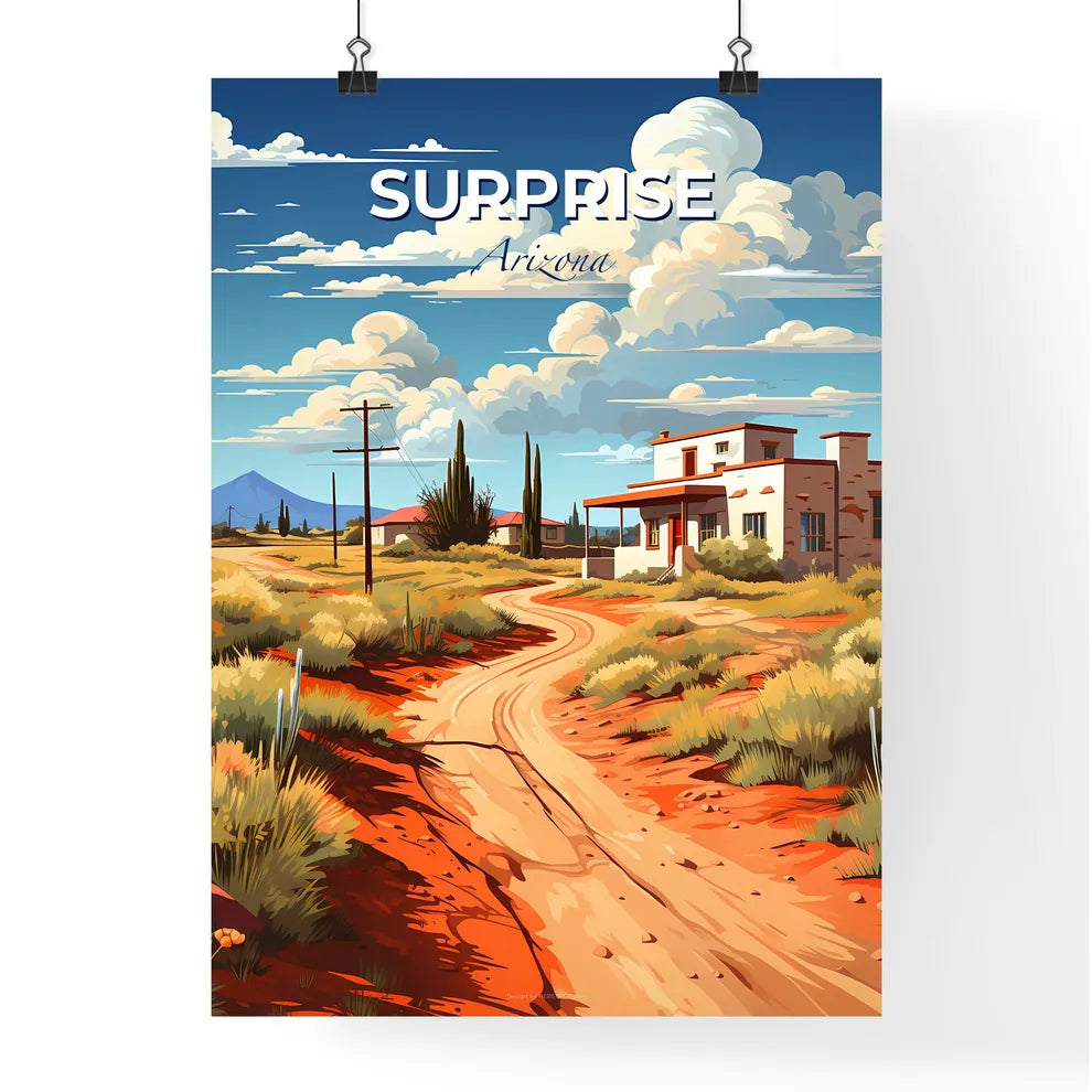Surprise, Arizona, A Poster of a dirt road leading to a house Default Title