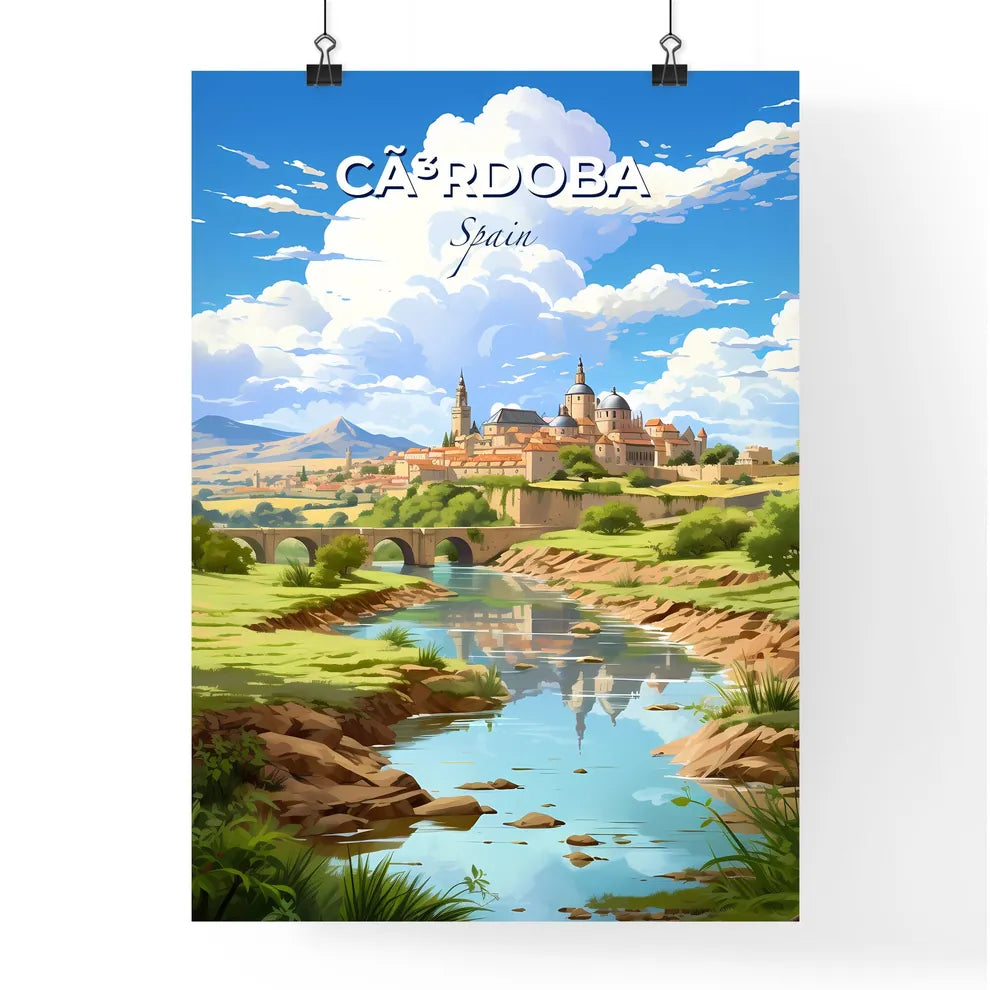 Cã³Rdoba, Spain, A Poster of a river running through a town Default Title