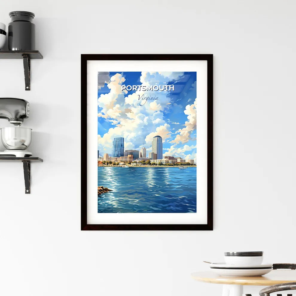 Portsmouth, Virginia, A Poster of a city by the water Default Title
