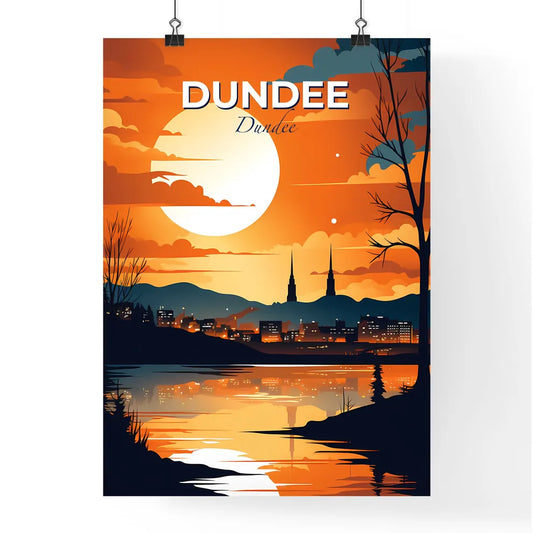 Dundee, Dundee, A Poster of a sunset over a city Default Title