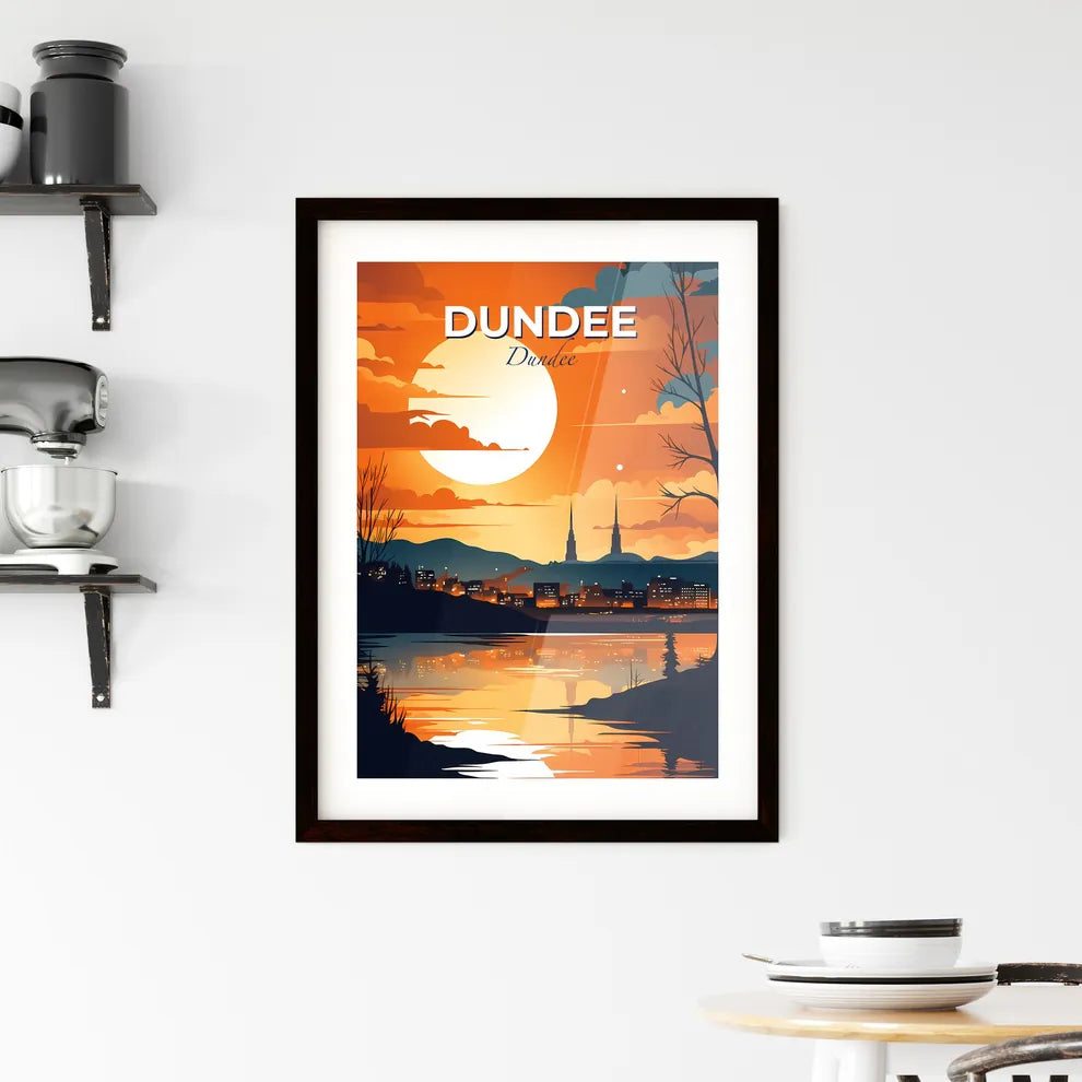 Dundee, Dundee, A Poster of a sunset over a city Default Title
