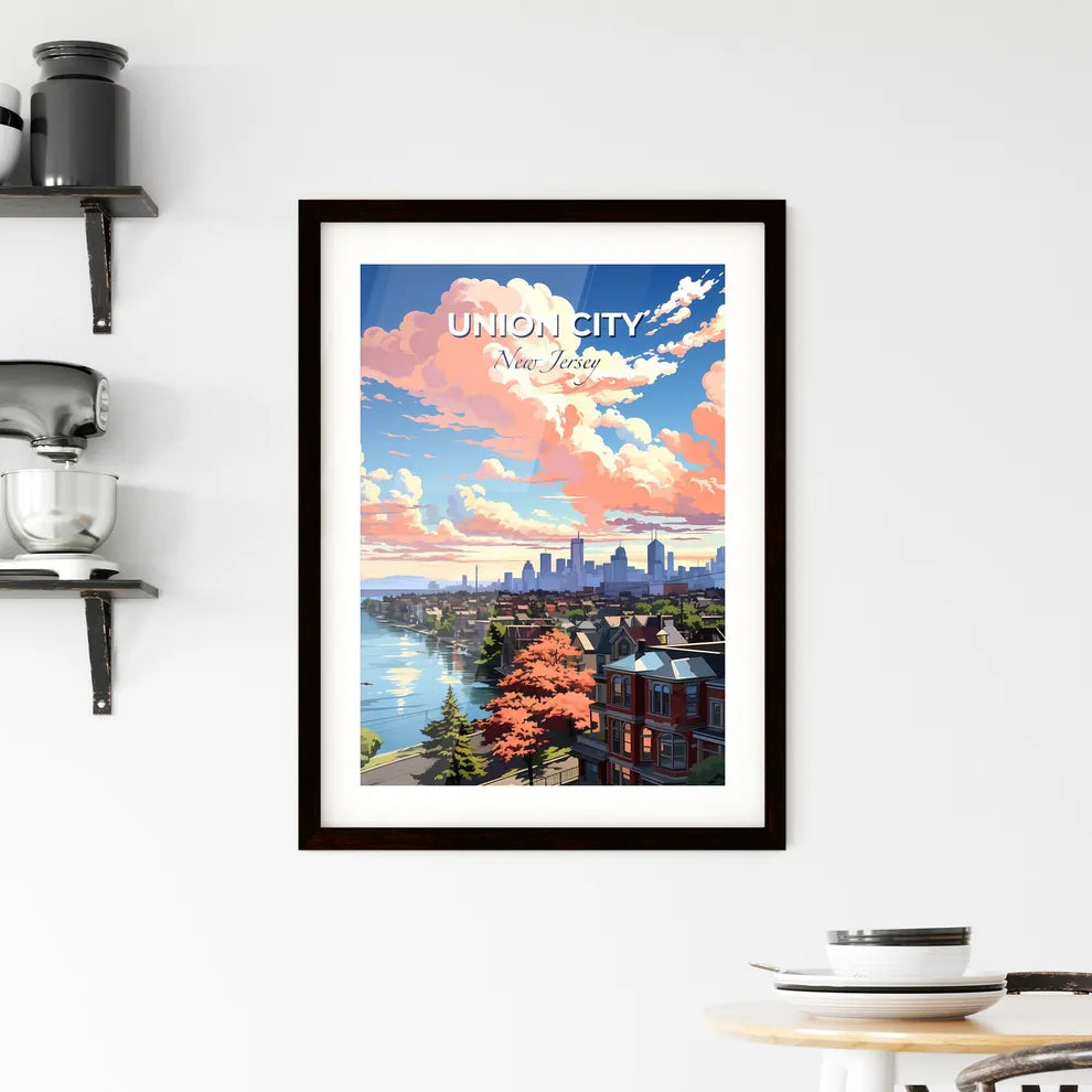 Union City, New Jersey, A Poster of a city by a body of water Default Title